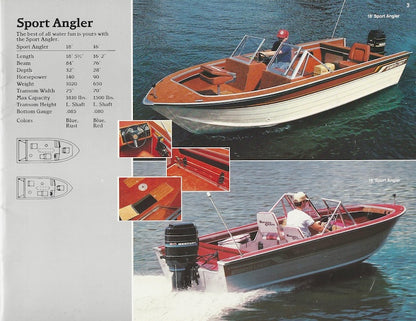 Smoker Craft 1986 Brochure
