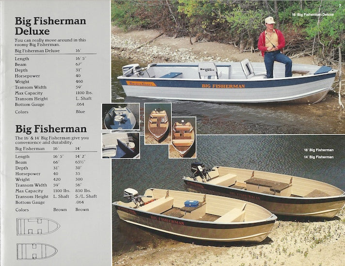 Smoker Craft 1986 Brochure