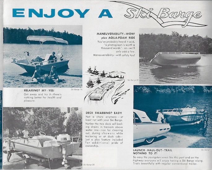 Kenner Ski Barge Brochure