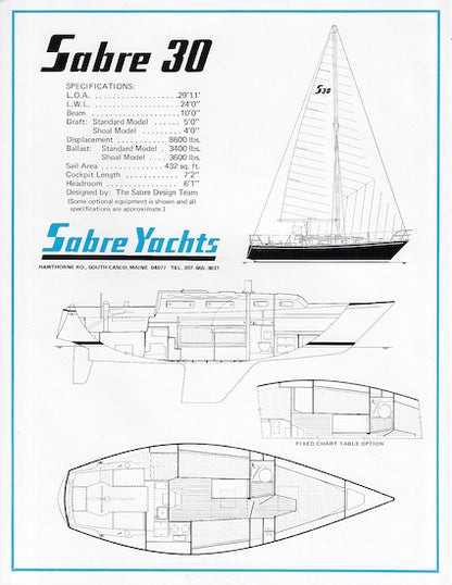 Sabre 30 Brochure