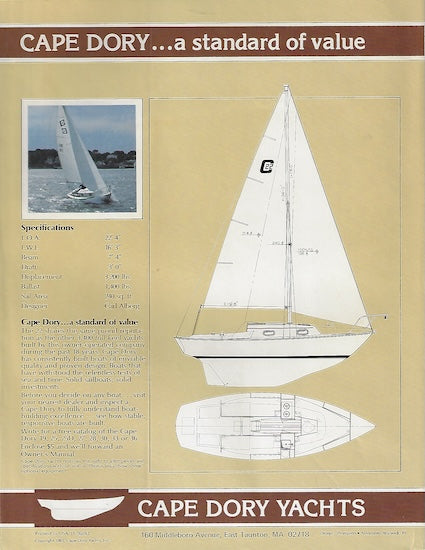 Cape Dory 22 & 22D Brochure