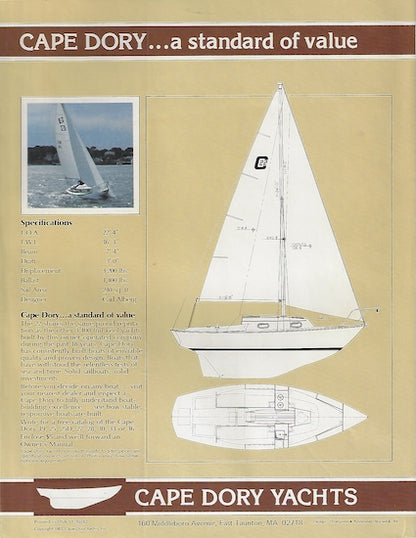 Cape Dory 22 & 22D Brochure