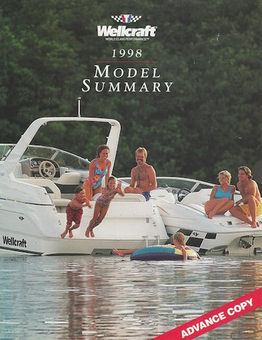 Wellcraft 1998 Poster Brochure