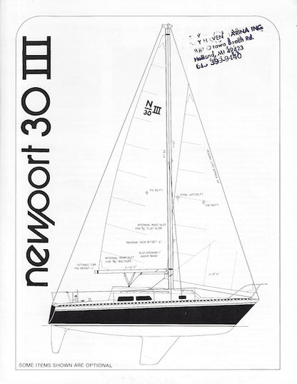 Newport 30 Mark III Specification Brochure
