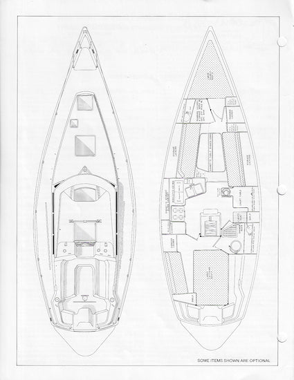 Newport 38 Pilothouse Specification Brochure