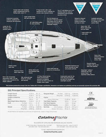 Catalina 355 Brochure