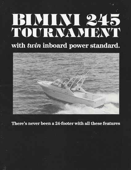 Bimini 245 Tournament Brochure