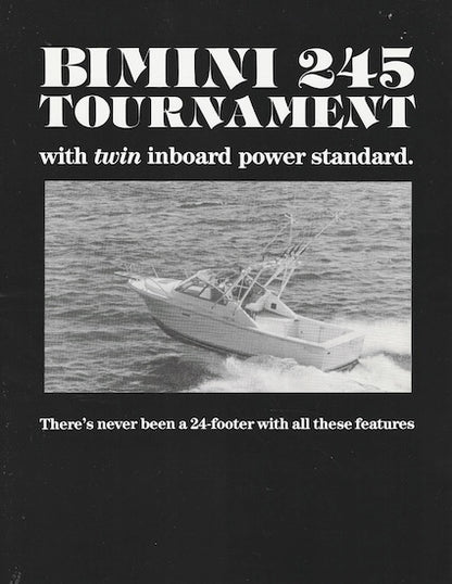 Bimini 245 Tournament Brochure