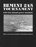 Bimini 245 Tournament Brochure