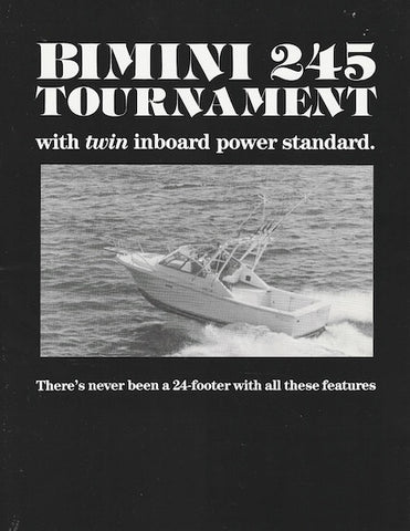 Bimini 245 Tournament Brochure