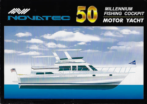 Novatec 50 Millennium Fishing Motor Yacht Specification Brochure