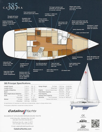 Catalina 385 Brochure