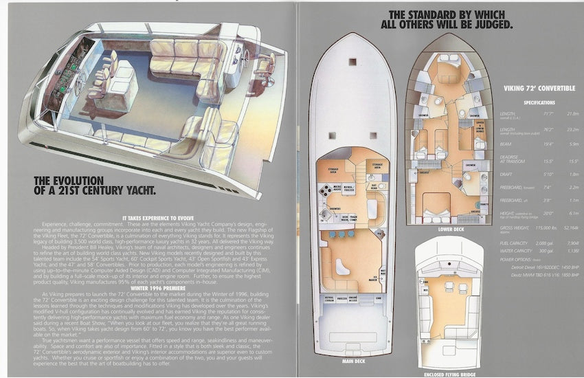 Viking 72 Convertible Preliminary Brochure