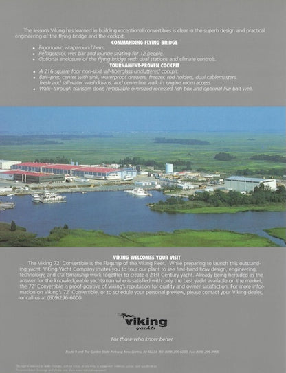 Viking 72 Convertible Preliminary Brochure