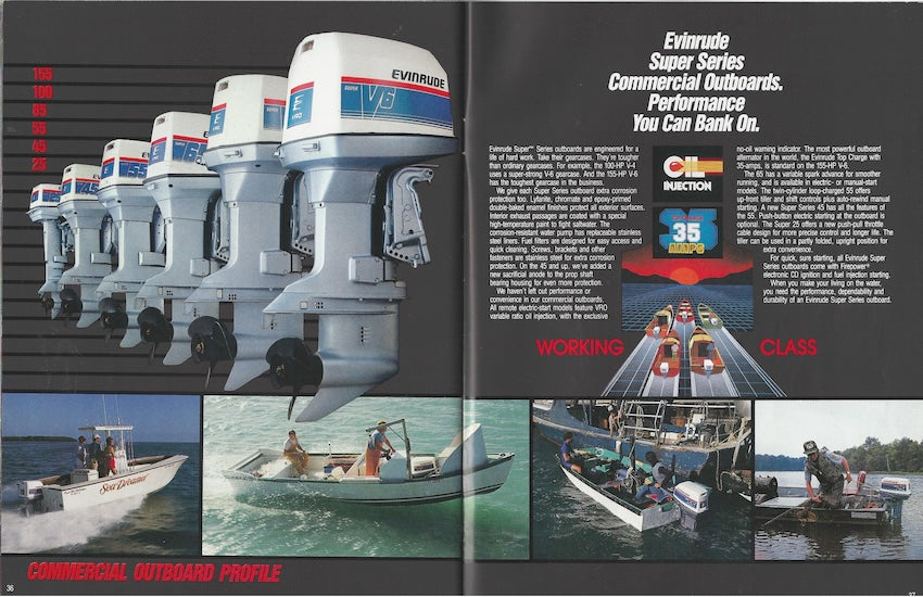 Evinrude 1986 Outboard Brochure