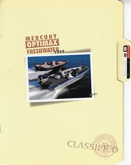 Mercury 1999 Freshwater Outboard Brochure