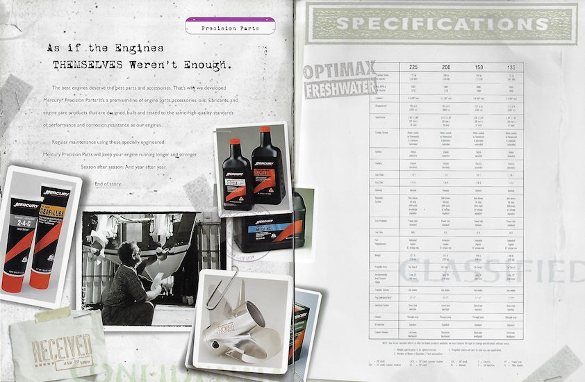 Mercury 1999 Freshwater Outboard Brochure