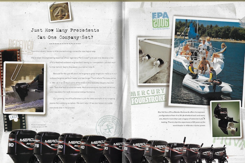 Mercury 1999 Four Stroke Outboard Brochure