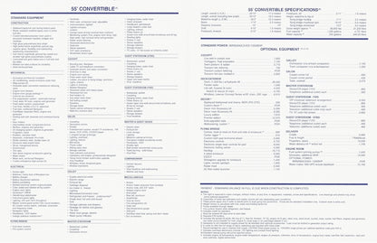 Viking 55 Convertible Specification Brochure