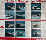 Marlin 1980s Runabout & Cruisers Poster Brochure