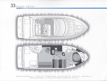 Carver 33 Super Sport Preliminary Brochure