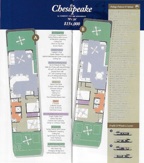 Sumerset American Waterways Houseboats Brochure