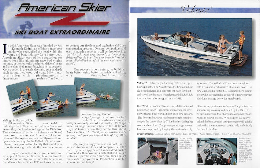 American Skier 2000 Brochure
