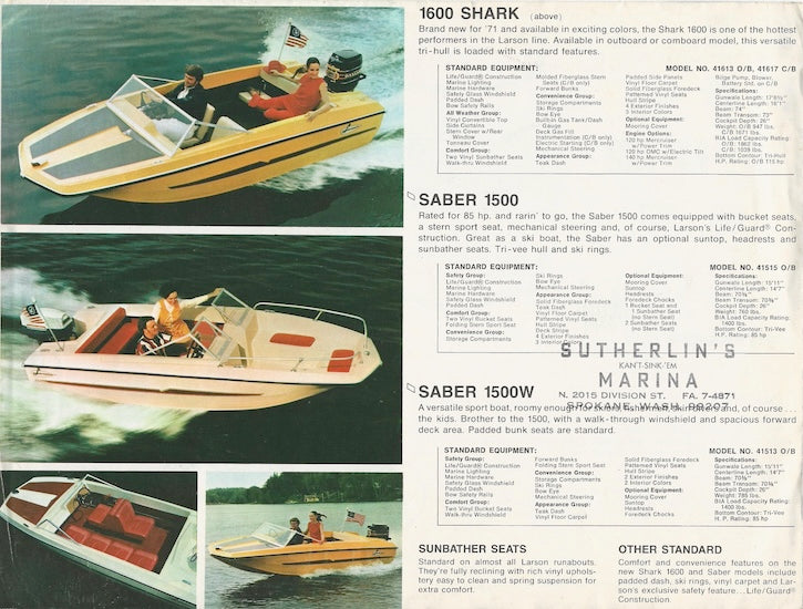Larson 1971 Brochure