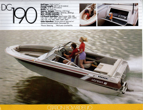 Larson 1985 Brochure