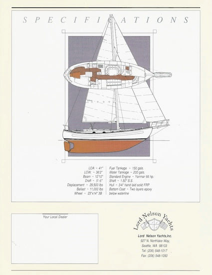 Lord Nelson 41 Digital Brochure Package