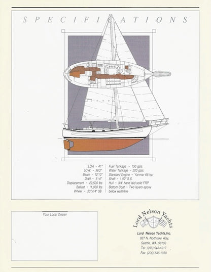 Lord Nelson 41 Digital Brochure Package