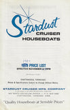 Stardust 1979 / 1980 Price Brochure