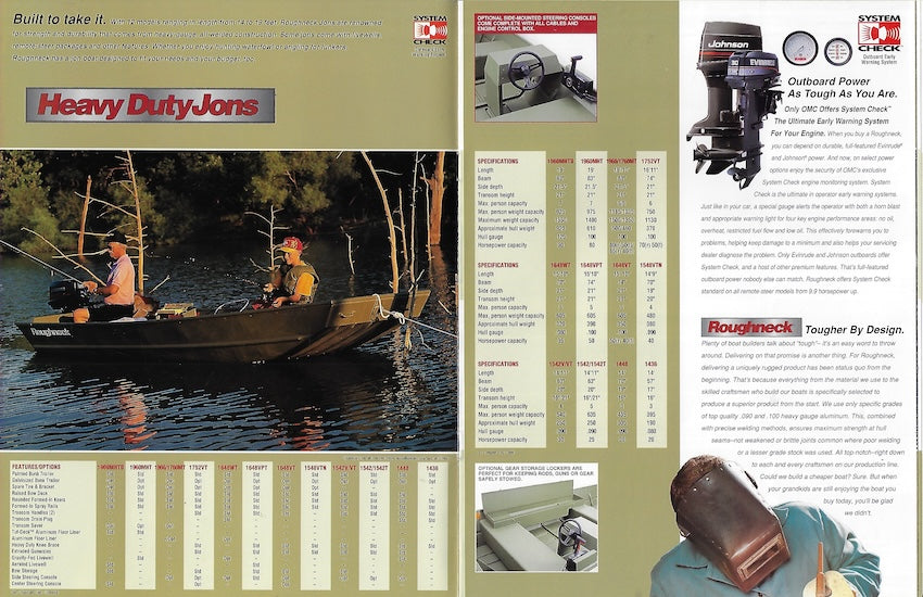 Lowe 1996 Roughneck Brochure