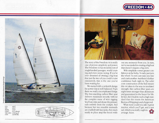 Freedom 1986 Brochure