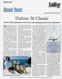 Dufour 36 Classic Sailing Magazine Reprint Brochure