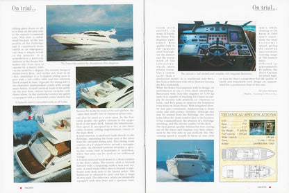 Riva 70 Dolce Vita (Fly) Yachts International Magazine Reprint Brochure
