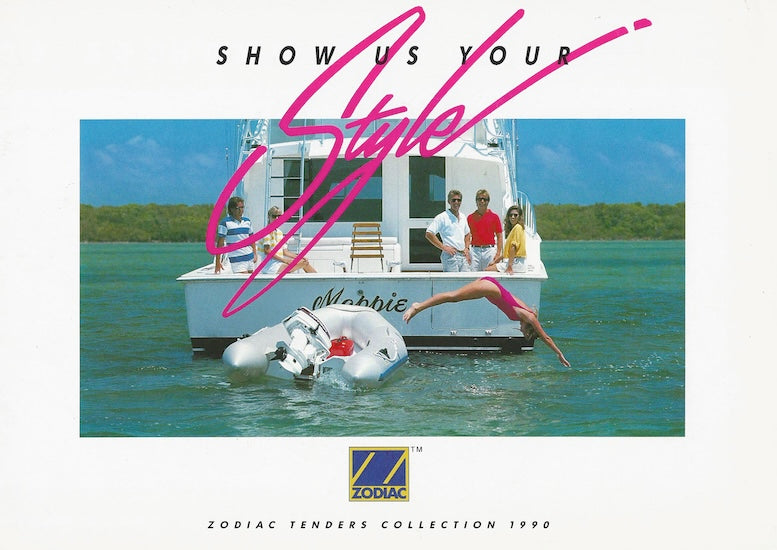 Zodiac 1990 Tenders Brochure