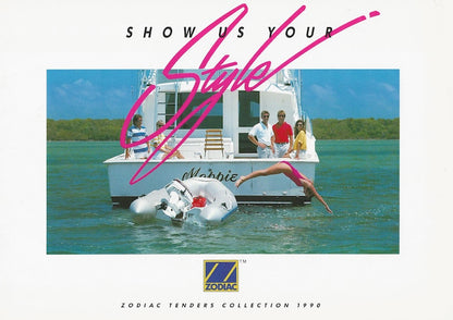 Zodiac 1990 Tenders Brochure