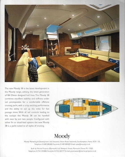 Moody 38 Launch Brochure