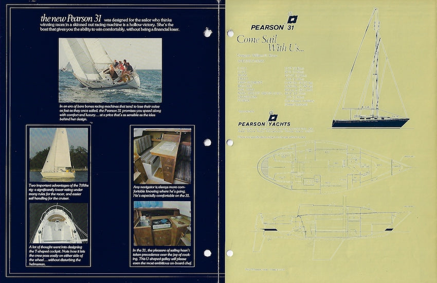 Pearson 31 Brochure