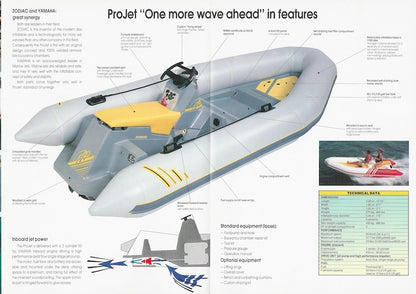 Zodiac 1992 Pro Jet Brochure