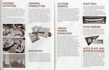 Cape Dory Owners Association Brochure