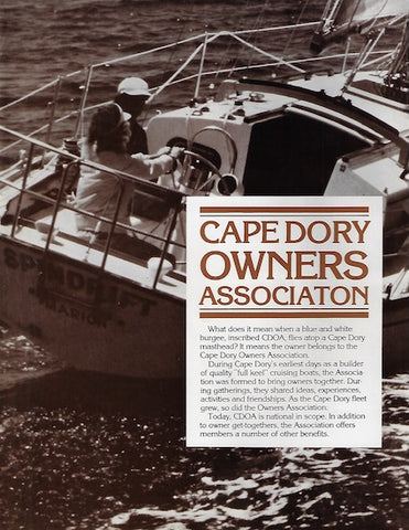 Cape Dory Owners Association Brochure