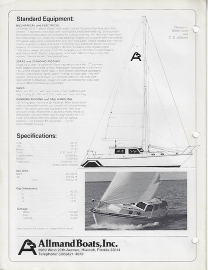 Allmand 35 Raised Cabin Brochure