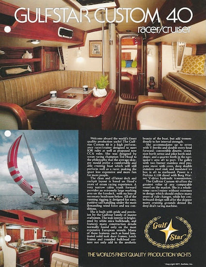 Gulfstar 40 Custom Specification Brochure