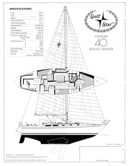 Gulfstar 40 Custom Specification Brochure