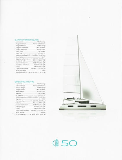 Lagoon 50 Brochure