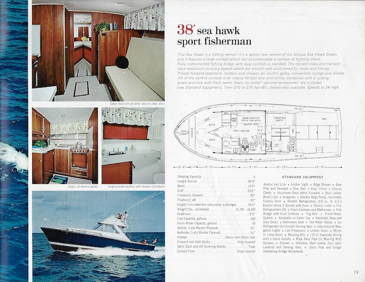 Chris Craft 1965 Sea Skiff Brochure – SailInfo I boatbrochure.com
