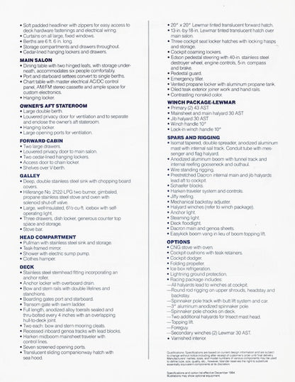 Islander 34 (Perry) Digital Brochure Package