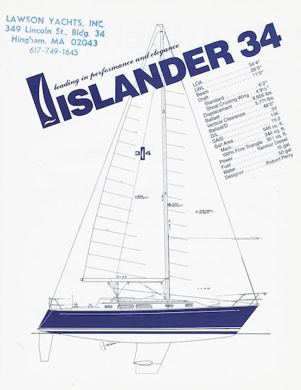 Islander 34 (Perry) Digital Brochure Package